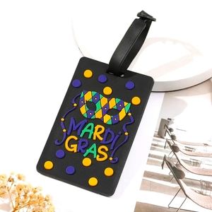Mardi Gras Luggage Tag